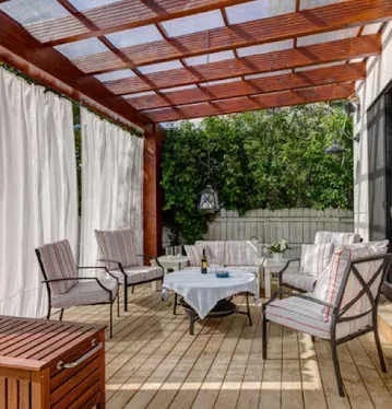 Pergola Rain Covers Ideas | Pergola, Pergola patio, Deck with pergo