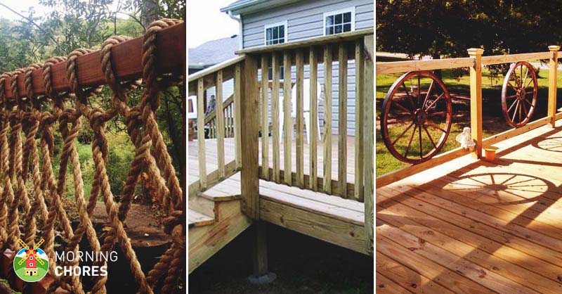 32 DIY Deck Railing Ideas & Designs That Are Sure to Inspire Y