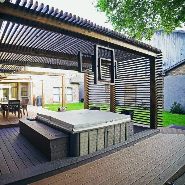 Top 40 Best Deck Roof Ideas - Covered Backyard Space Desig