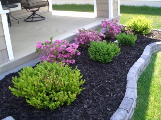 cheap landscaping ideas for front | Easy landscaping, Front yard .