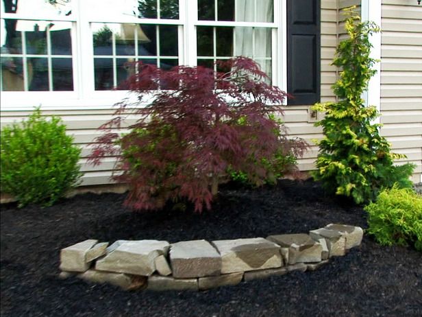 Rock Landscaping Ideas | Small front yard landscaping, Easy .