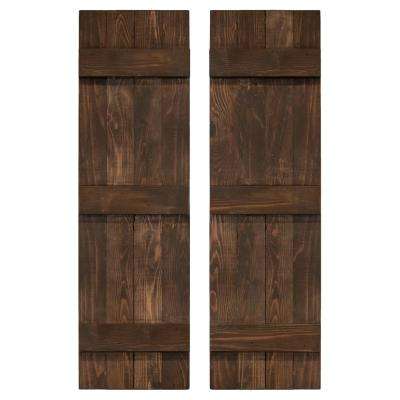Wood - Exterior Shutters - Doors & Windows - The Home Dep