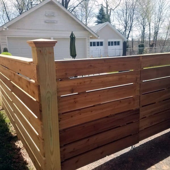 Top 70 Best Wooden Fence Ideas - Exterior Backyard Desig