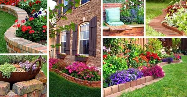 14 Brick Flower Bed Design Ideas You Can Replicate Instantly .