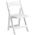 White Folding Padded Garden Chair | Sharper Events & Party Renta