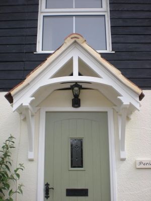 Timber door canopies- traditional cottage canopies - front door .