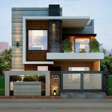Resultado de imagen de modern house front elevation designs in .