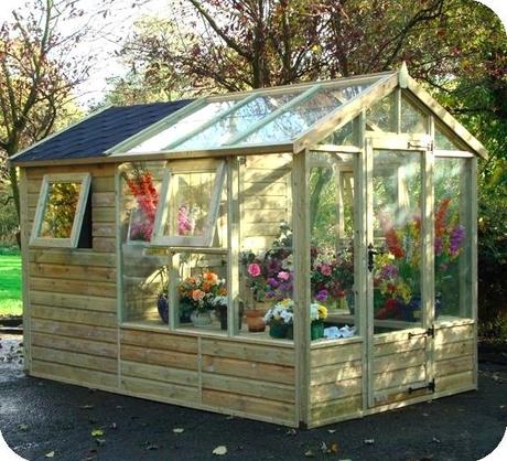 Garden Shed Greenhouse - Paperbl