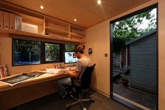 10 Private, tranquil and spectacular garden shed offices .