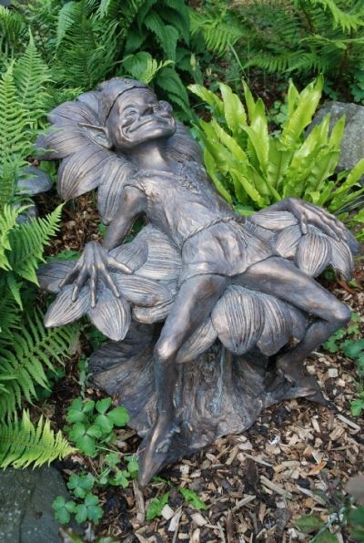 Sleeping Pixie Garden Ornament | Garden statues, Garden ornaments .