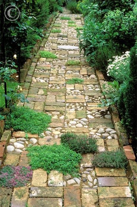 32 Natural And Creative Stone Garden Path Ideas | Stone garden .