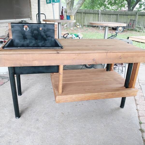 Garden table with sink - RYOBI Nation Projec