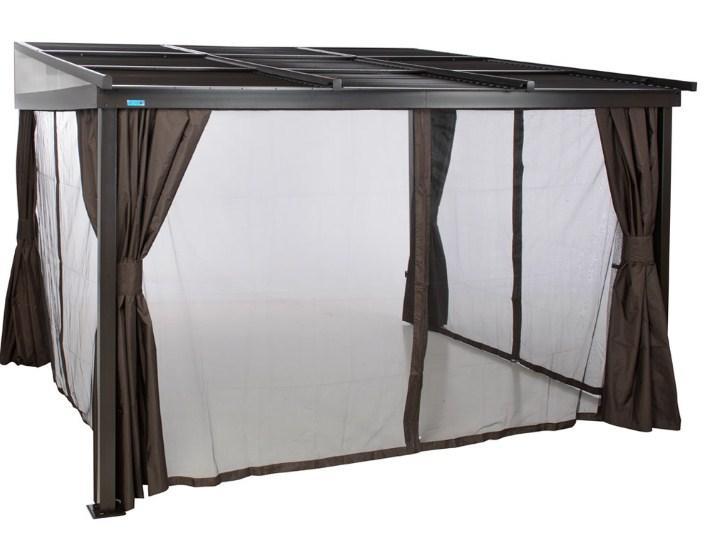 Sojag™ 10x12 Francfort Patio Gazebo Netting and Curtains Included .