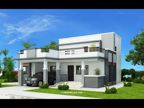 6 Beautiful House Designs With Roof Deck (Plans Included) - YouTu