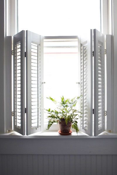 50 Nifty Fix-Ups For Less than $100 | Indoor shutters, Window .