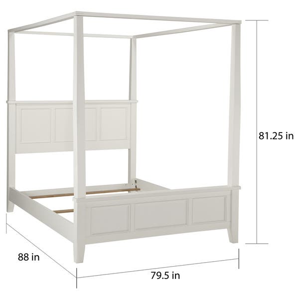 Shop Naples King Canopy Bed by Home Styles - On Sale - Overstock .