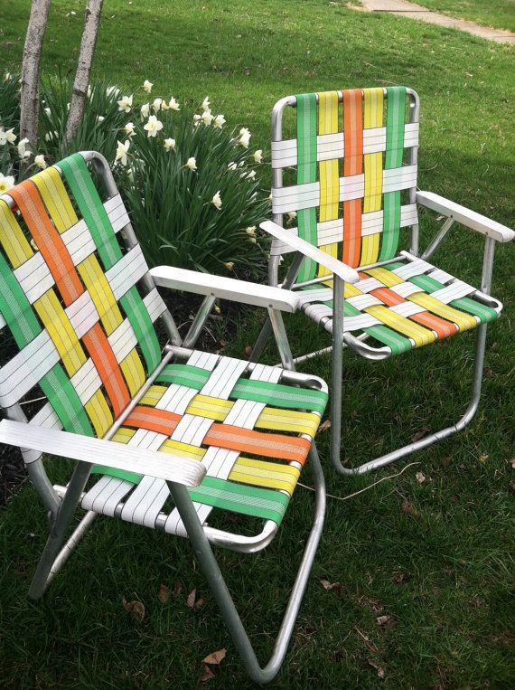 1980s folding lawn chairs | Lawn chairs, Lounge chair outdoor .