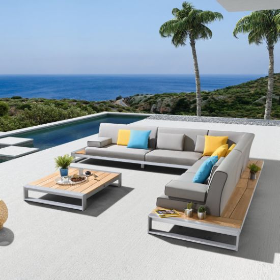 China Luxury Outdoor Furniture Designer Sectional Garden Sofa Sets .