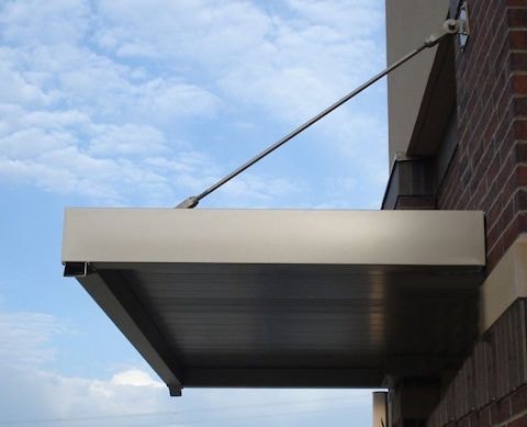 Metal Awnings | Architectural Louvers C
