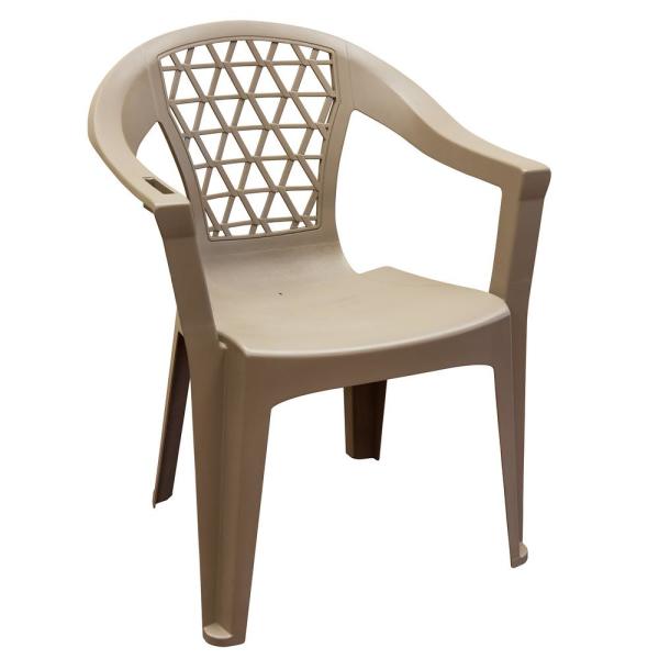 Unbranded Penza Mushroom Stack Resin Plastic Outdoor Dining Chair .