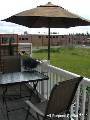 pvc railing umbrella holder | Patio, Deck umbrella, Outdoor deck .