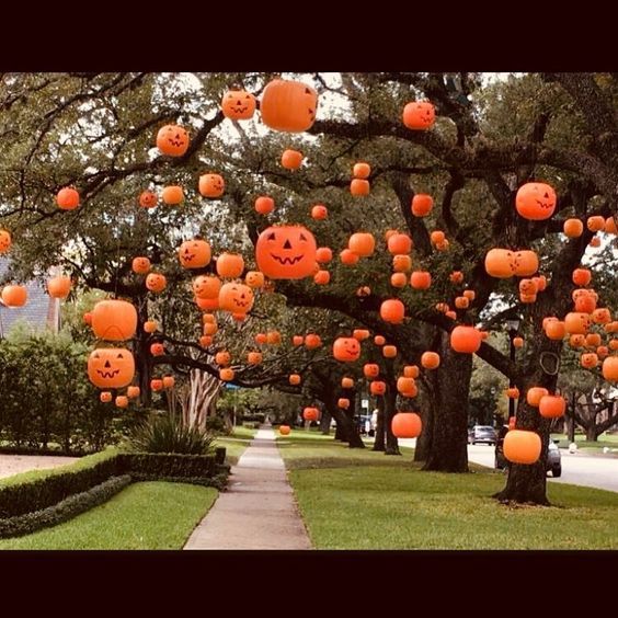 60 Best Outdoor Halloween Decorations ideas that are eerily .