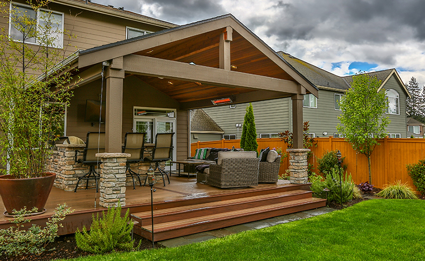 Outdoor Design Spotlight: Timberline Patio Covers - Infratech .
