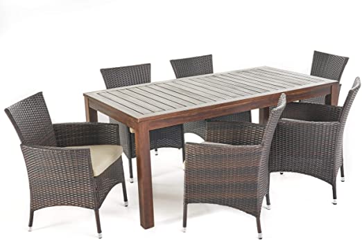 Amazon.com: Christopher Knight Home Christine Outdoor Dining set .