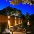How outdoor lighting can make your yard an inviting living space .