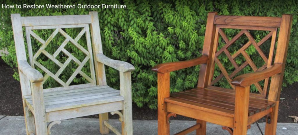 Weathered Teak Wood Outdoor Furniture | Teak holz, Teak .