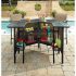 5 Piece Patio Bar Set Table Chairs Outdoor Bartender Deck .