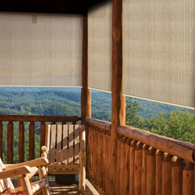 Outdoor Porch Shades Window Roll Up Patio Blinds 4x6 Deck Sun .