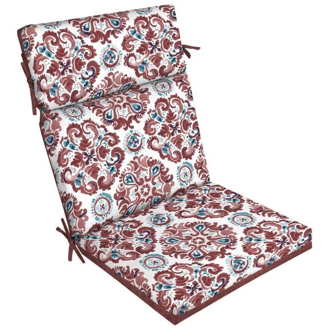 Style Selections Cambrian High Back Patio Chair Cushion in the .