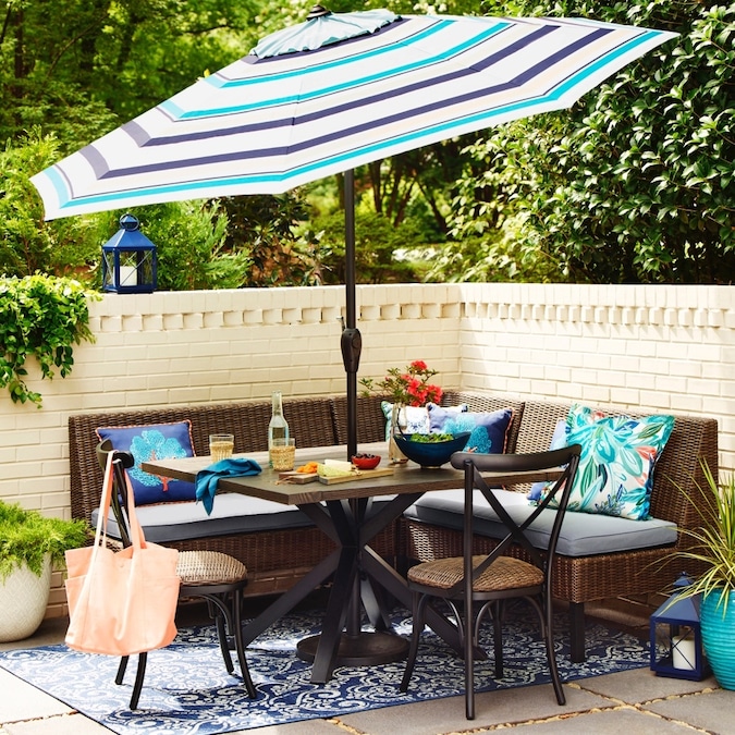 Shop allen + roth Chesterbrook 6-Piece Patio Dining Set at Lowes.c