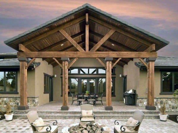 Top 60 Patio Roof Ideas - Covered Shelter Desig