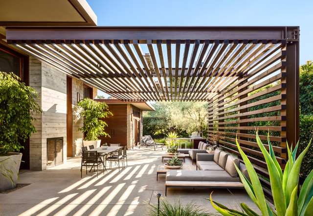 9 Shade Structures and Seating Combos to Inspire Your Patio Set