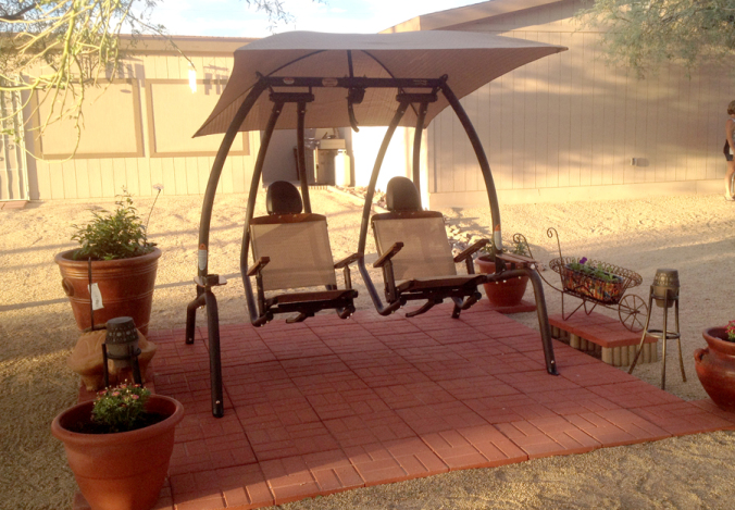 High-quality outdoor patio swings | A2Z Sunset Swin