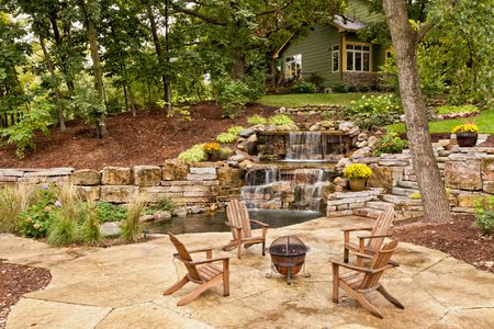 25 Pond Waterfall Designs and Ide
