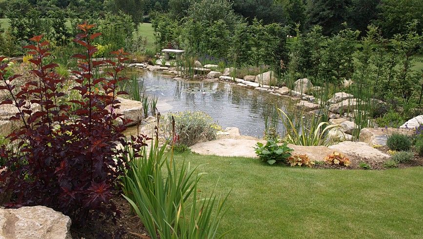 Pond Designs – kadinhayat.org in 2020 | Pond landscaping, Garden .