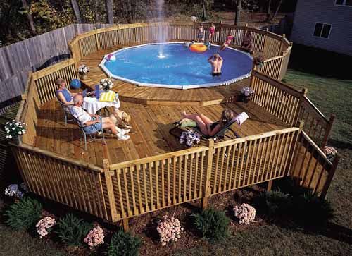 How to Build a Pool Deck - Above Ground Pool Deck Pla