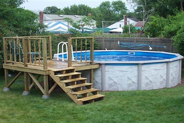 Pros of above ground pool deck plans – yonohomedesign.com in 2020 .