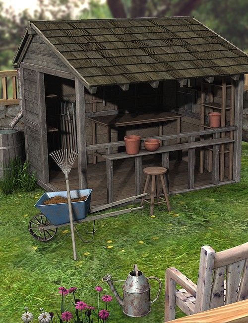 Open Air Potting Shed....something like this. | Potting shed .