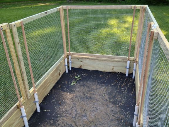 Raised Garden Bed | | Building a raised garden, Diy garden fence .