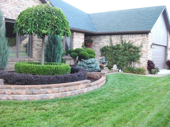 front yard retaining wall | Landscaping retaining walls, Front .