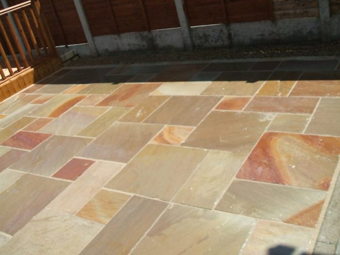 How To Clean Indian Sandstone Paving Slabs | DeMilk
