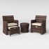 Amazon.com: Halsted 5-Piece Wicker Small Space Patio Furniture Set .