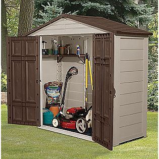 Lawn mower - small storage shed 3'x7.5' | Plastic sheds, Outdoor .