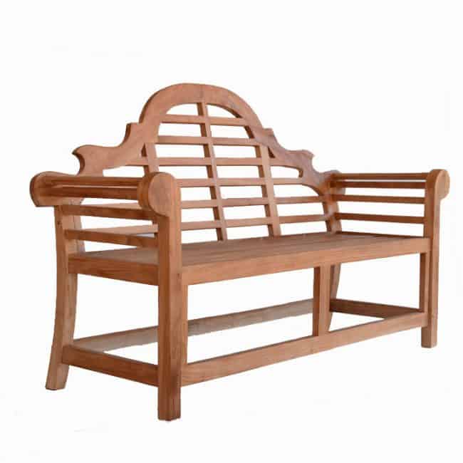 4 feet Teak Wood Garden Bench – Lutyens – Teak Patio Furniture .