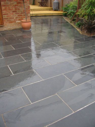 Daily limit exceeded | Slate patio, Garden slabs, Patio til