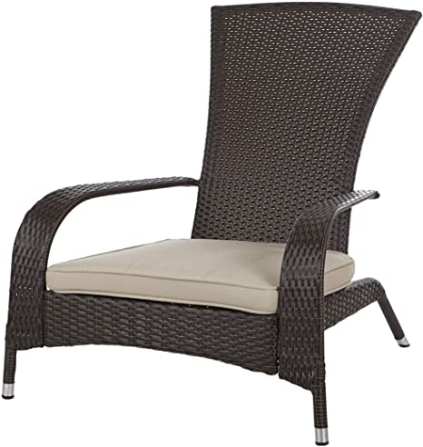 Amazon.com: Patio Sense Coconino Wicker Lounge Chair, Mocha All .